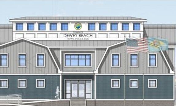 Rendering of Dewey Beach Town Hall